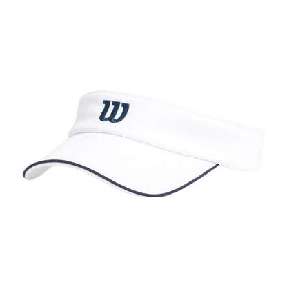 Wilson Womens Classic Script Visor C in White Color