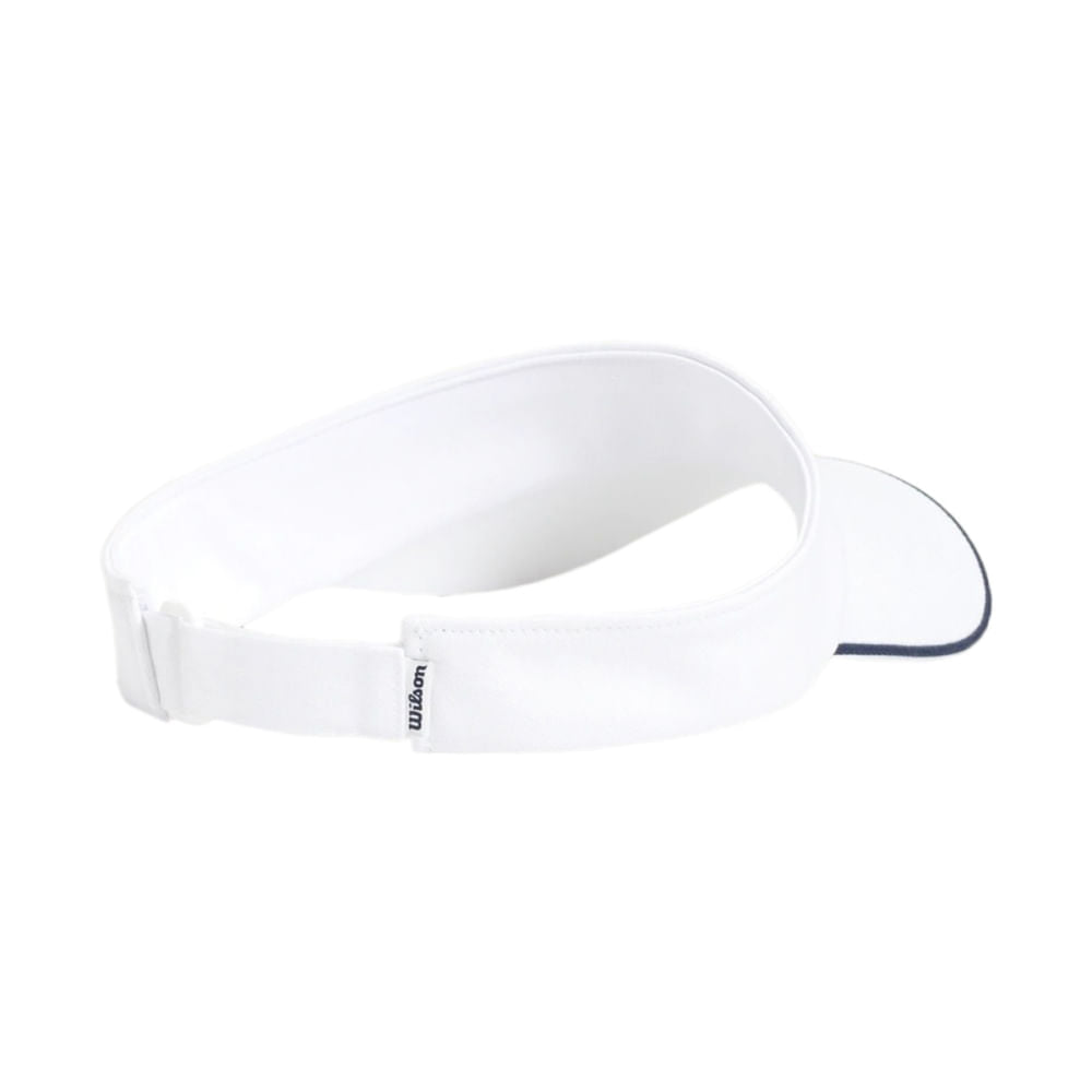 Wilson Womens Classic Script Visor C in White Color