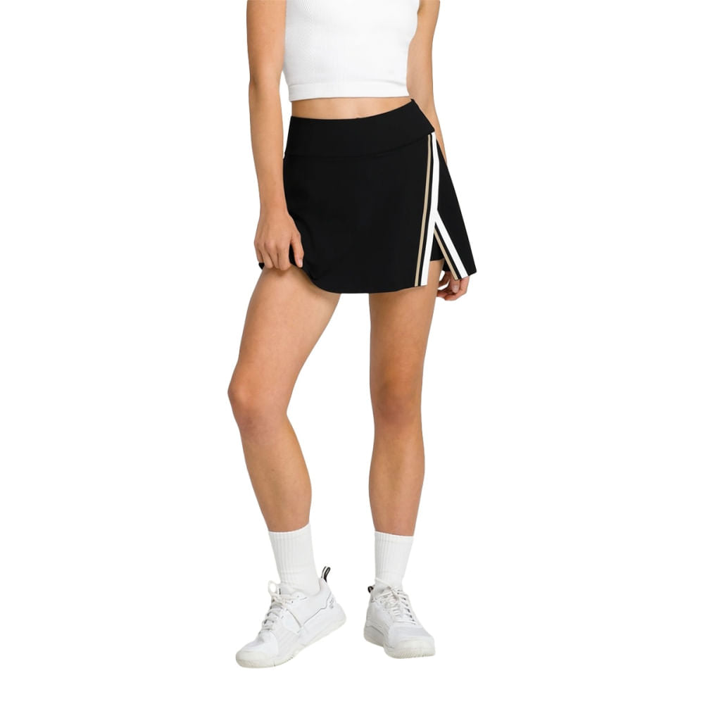 レディースウェア 1PIU1UGUALE3 WOMENS SPORTS BORDER SKIRT COURT SKIRT | Women | Performance Black | Women's Tights