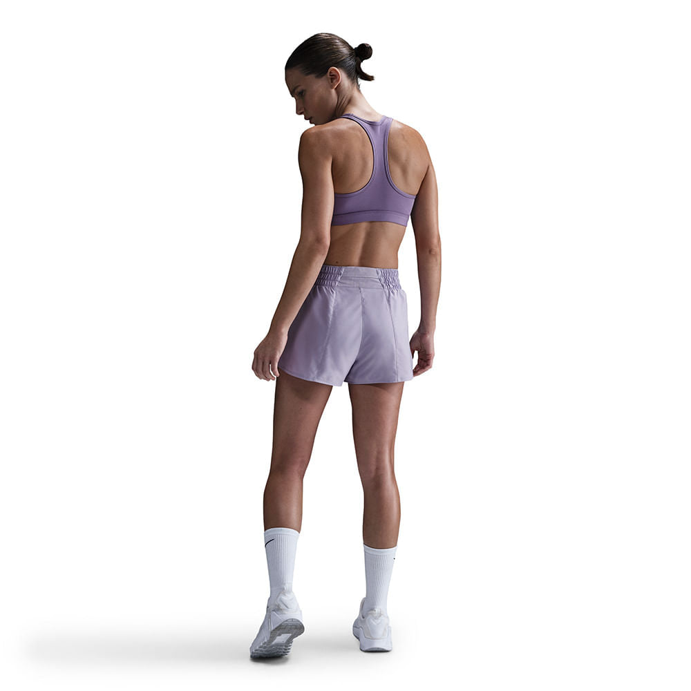 Nike Womens Df One Mr 3In Bl Shorts in Purple Color