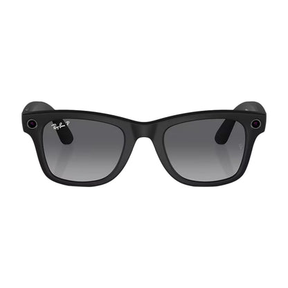 RB META WAYFARER L MT BK | GRPH PLRZD