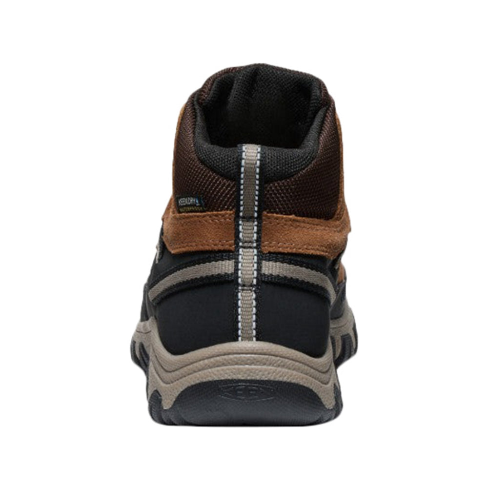 Keen Kids Targhee IV Mid Wp-Y Boots in Brown Color