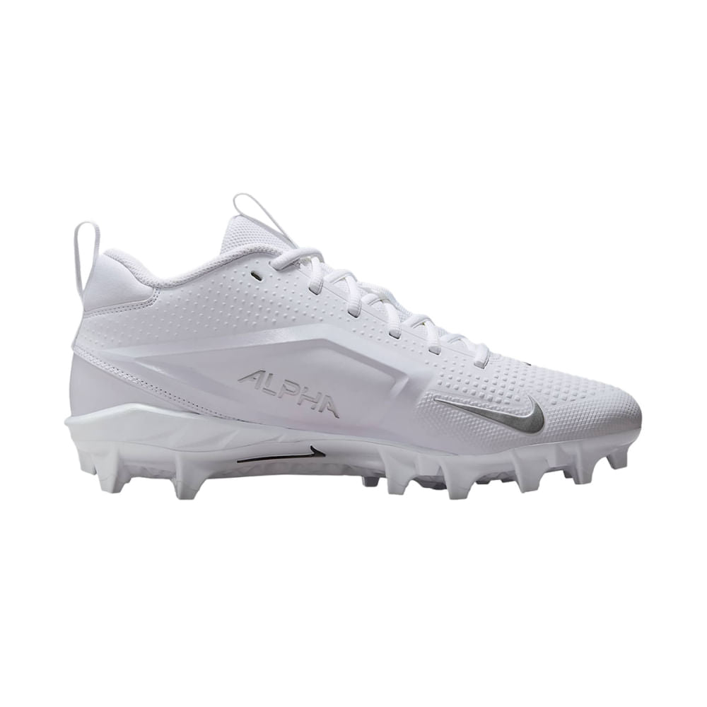 Nike Mens Alpha Menace 4 Varsity Cleats | WHITE/SILVER – Paragon