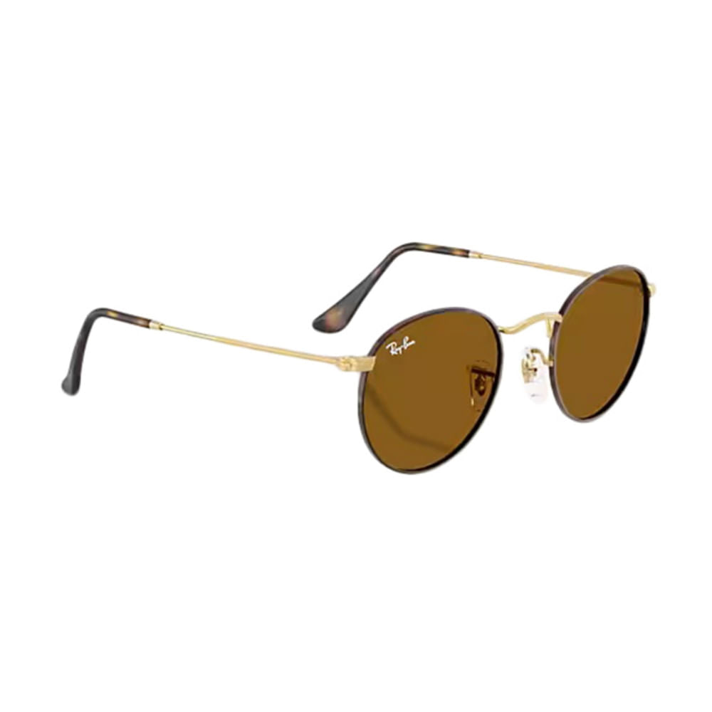 Ray Ban Unisex Round Mtl Havana Arista Accessories in Brown Color