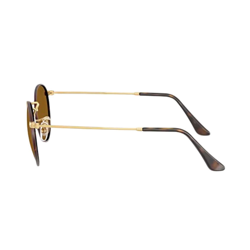 Ray Ban Unisex Round Mtl Havana Arista Accessories in Brown Color