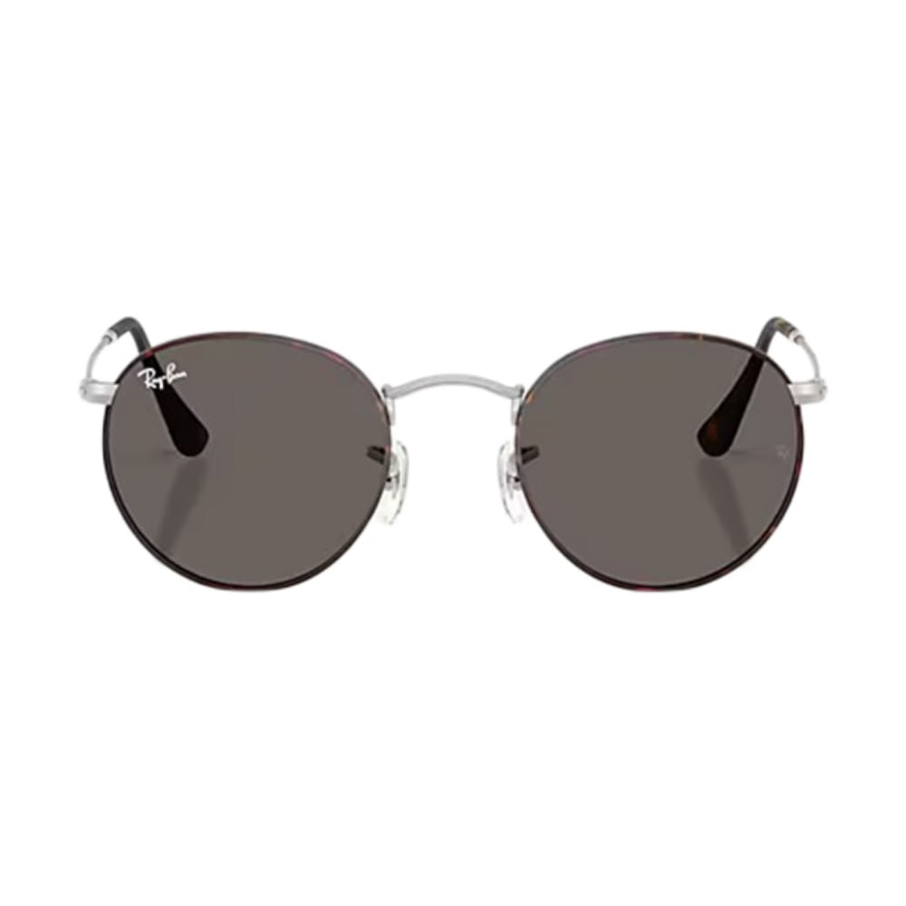 Ray Ban Unisex Round Mtl Havana Silver Accessories in Grey Color