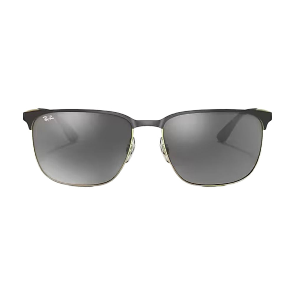 Ray Ban Unisex Square Mtl Black Arista Accessories in Grey Color