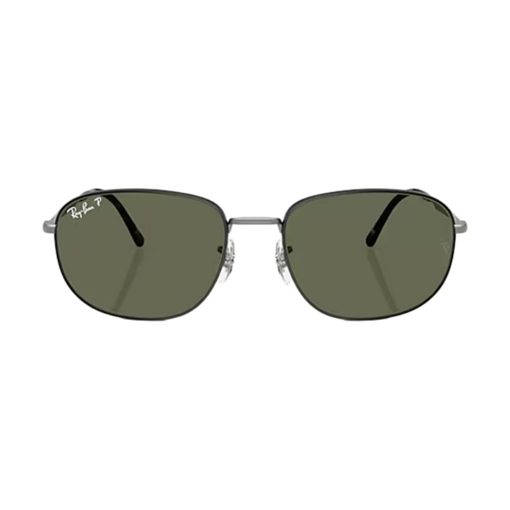 Ray Ban Unisex Square Rnd Mtt Black Gun Accessories in Green Color