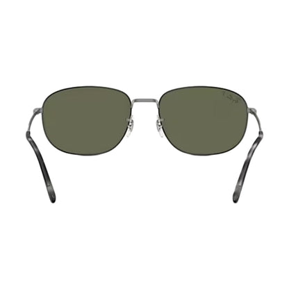 Ray Ban Unisex Square Rnd Mtt Black Gun Accessories in Green Color