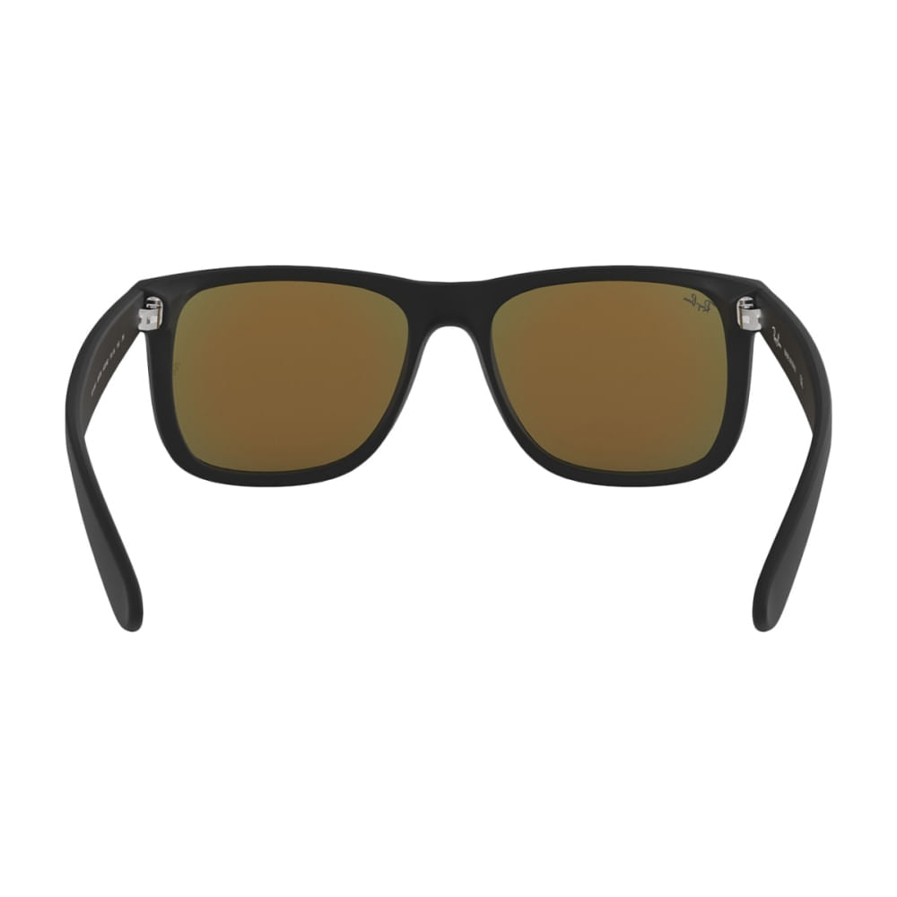 Ray Ban Unisex Justin Rubber Black Accessories in Brown Color