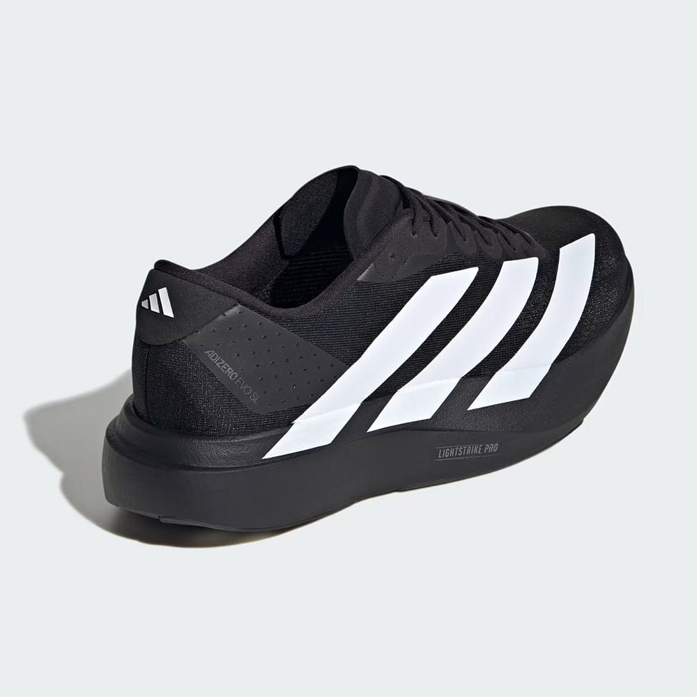 Adidas Mens Adizero Evo SL Running Shoes in Black Color