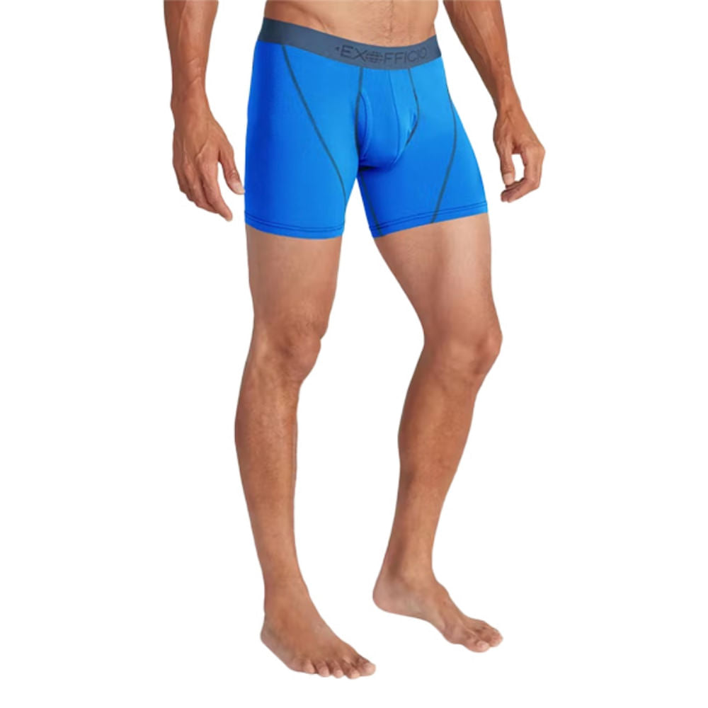 Ex Officio Mens Give-N-Go Sport 2.0 6 Underwear in Blue Color