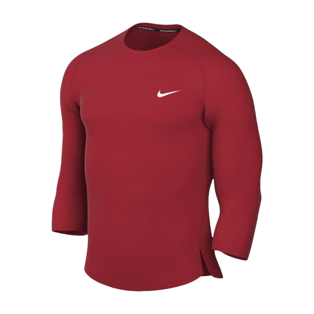 TEAM DRI-FIT 3QT SLEEVE | 657-RED