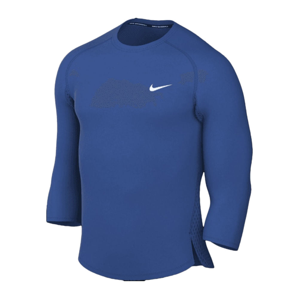 TEAM DRI-FIT 3QT SLEEVE | 493-ROYAL
