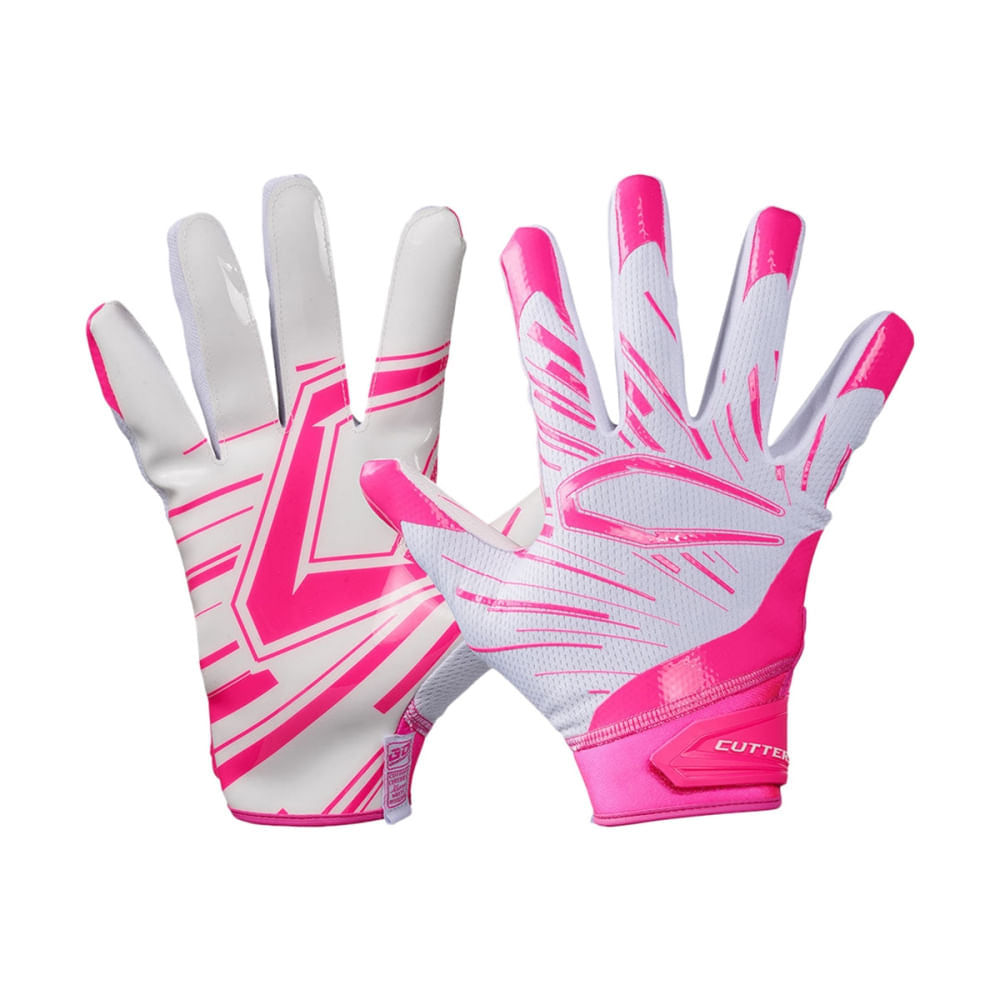 GAME DAY PRO RECVR GLOVE | WHITE/PINK