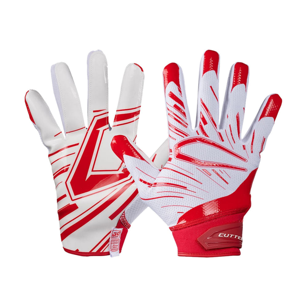 GAME DAY PRO RECVR GLOVE | WHITE/RED