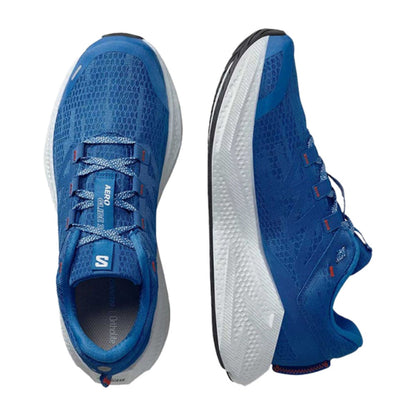 Salomon Mens Aero Glide 3 Running Shoes in Blue Color