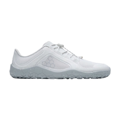 Vivobarefoot Mens Primus Trail FG 3.5 M Trail Running Shoes in White Color