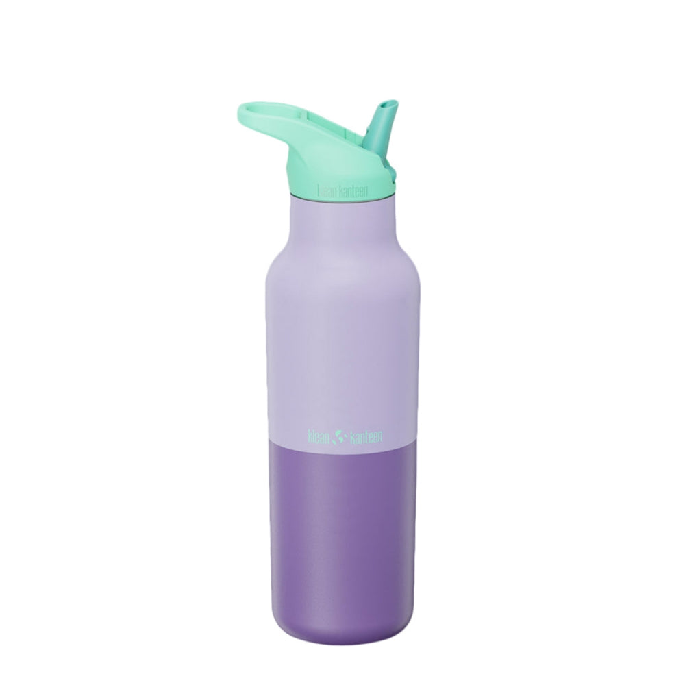 Klean Kanteen Rise Classic 16Oz W.Flip Water Bottles in Purple Color