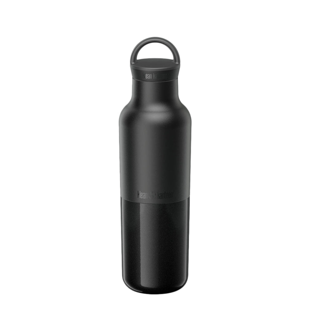 Klean Kanteen Arch Loop 20Oz Cap Bottl Water Bottles in Black Color