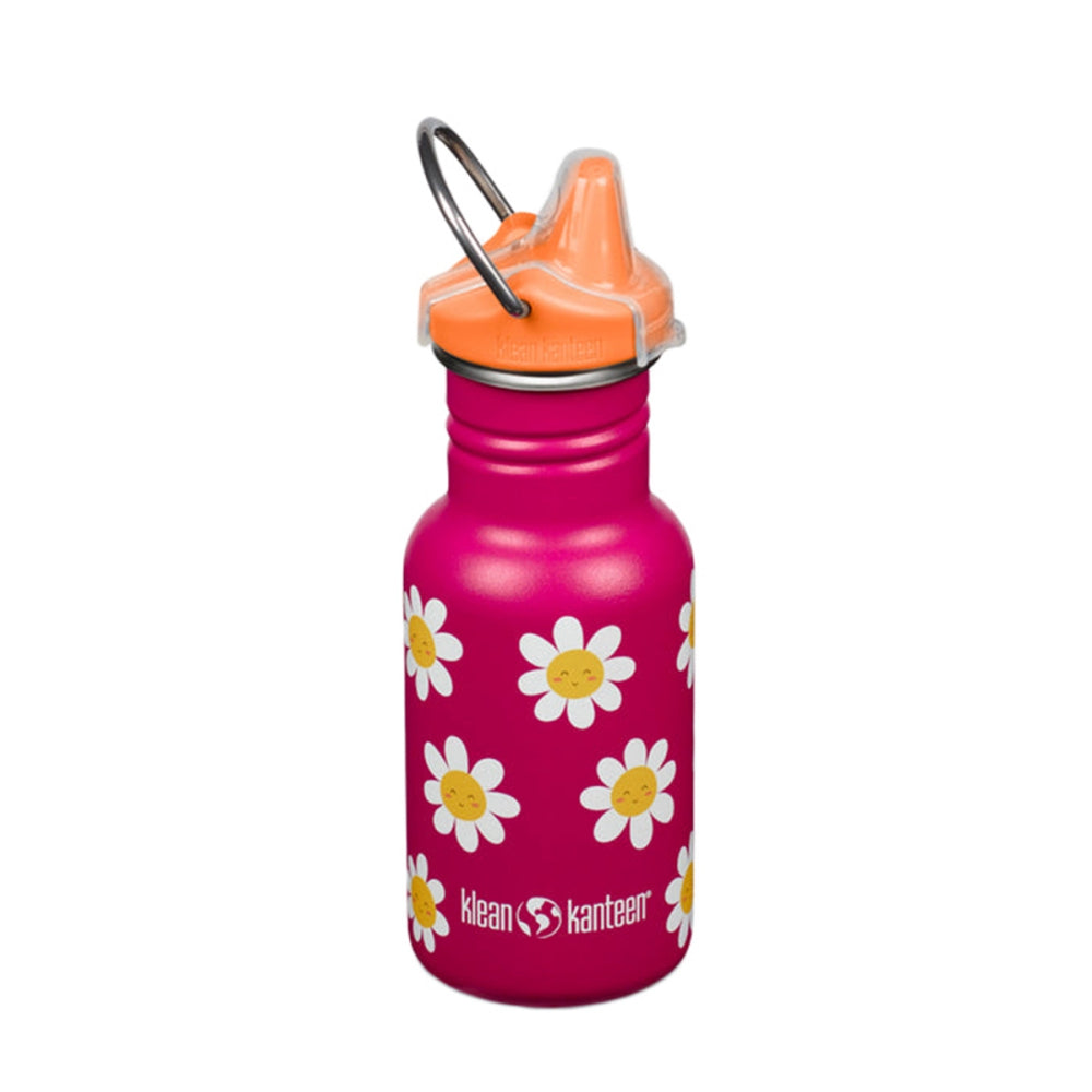 Klean Kanteen Kids 12Oz Sippy Cap Water Bottles in Pink Color