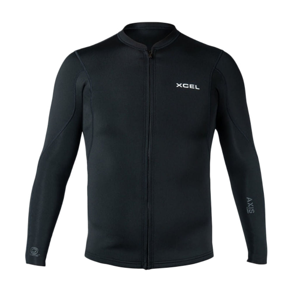 AXIS L/S FRONT ZIP | BLACK