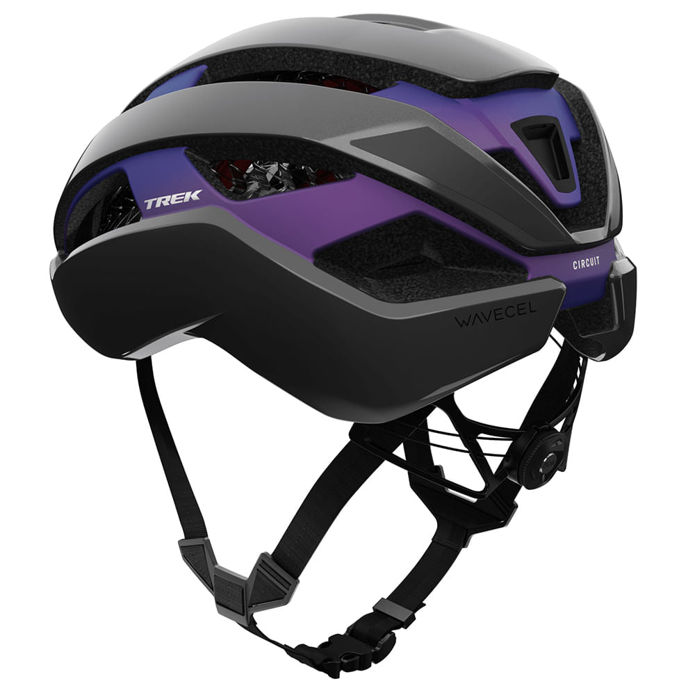 Trek Unisex Circuit Wavecel Helmet Cycling Helmets in Black Color