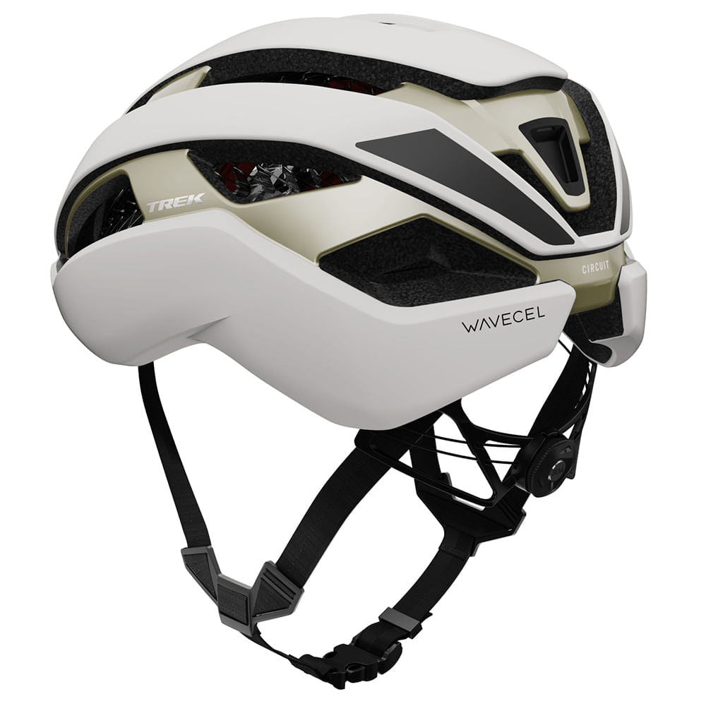 Trek Unisex Circuit Wavecel Helmet Cycling Helmets in White Color