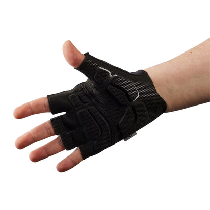 Trek Unisex Circuit Twin Gel Cyc Glo Cycling Gloves in Black Color