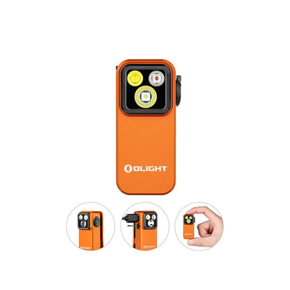Olight Oclip Pro Light Flashlights in Orange Color
