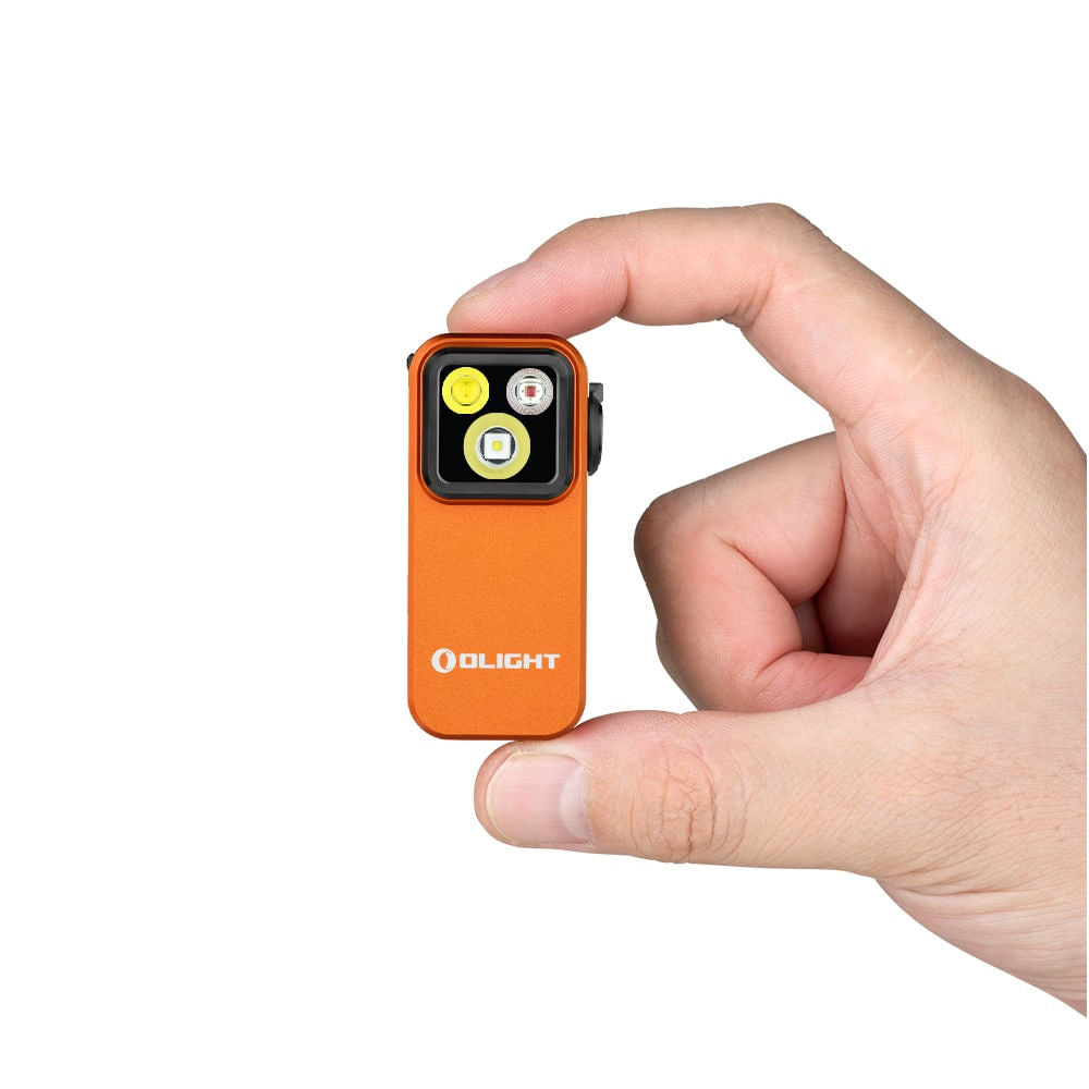 Olight Oclip Pro Light Flashlights in Orange Color