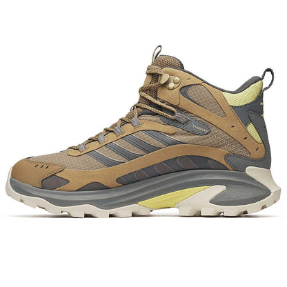 Merrell Mens Moab Speed 2 Mid GORE-Tex Boots in Brown Color
