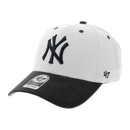 47 Brand Unisex new york yankees Audible Two Tone MVP Fan Apparel in White Color