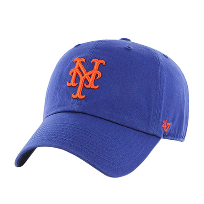 47 Brand Unisex new york mets 47 Clean Up Fan Apparel in Blue Color