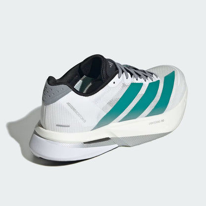 Adidas Womens Adizero Boston 13 Running Shoes in White Color