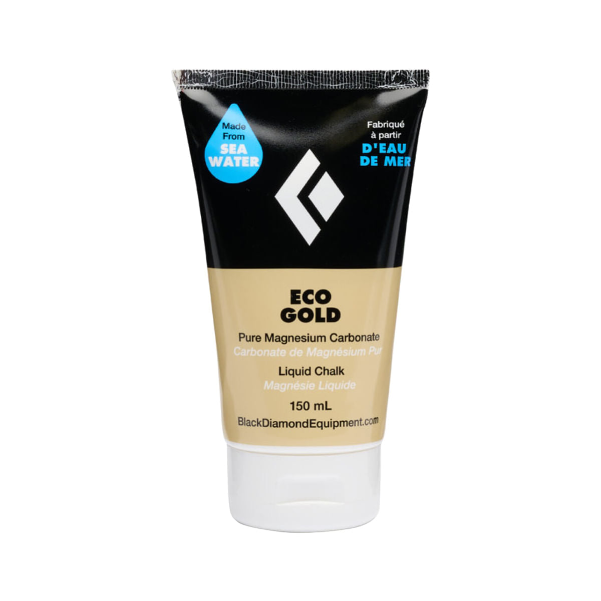 Black Diamond Eco Gold Liquid Chalk Climbing Helmets in Gold Color