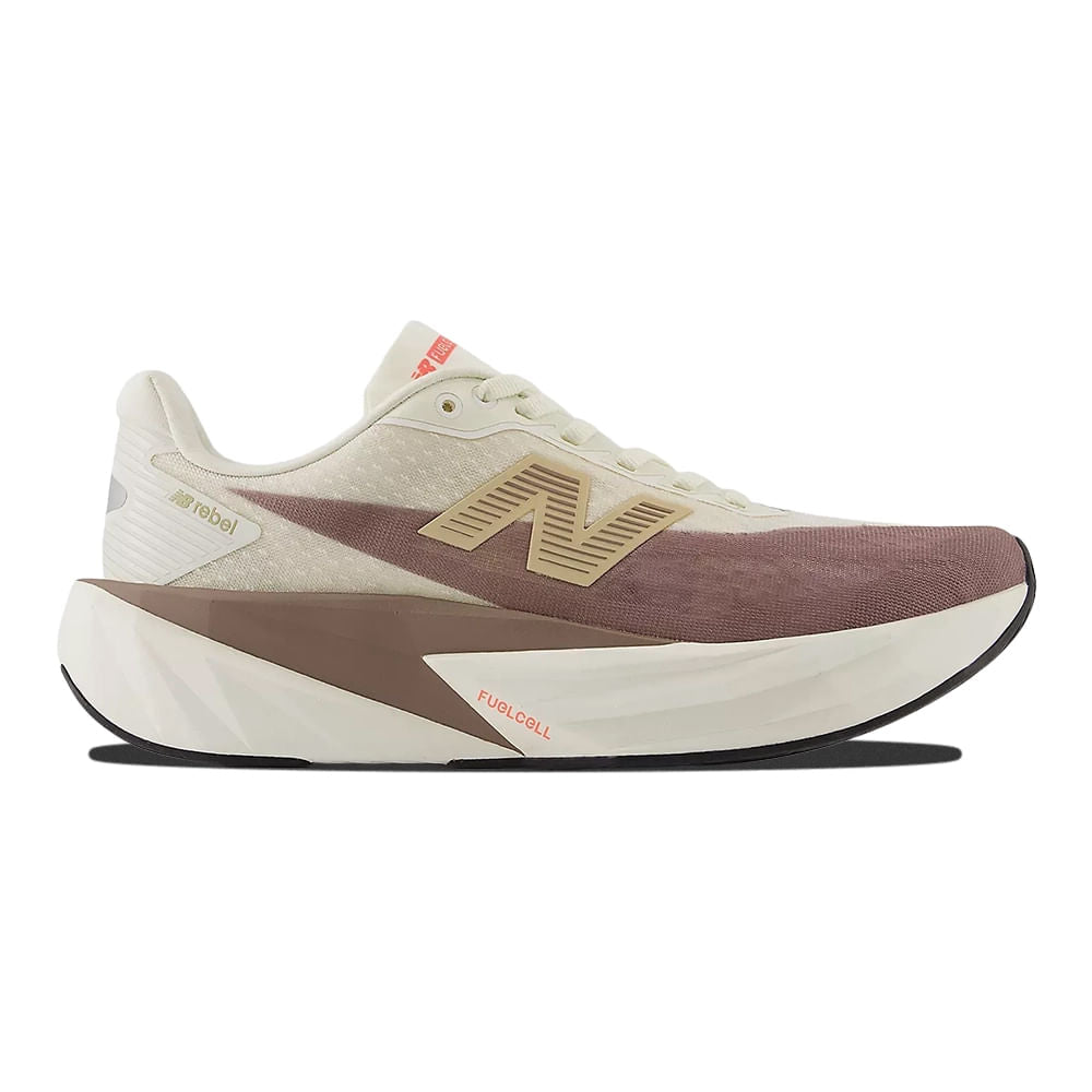 New Balance Womens FuelCell Rebel V5 Running Shoes in White Color
