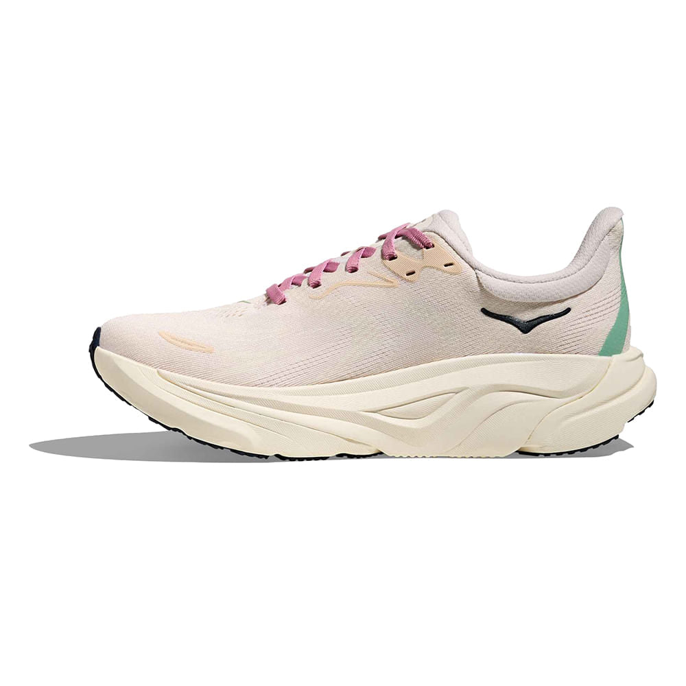 Hoka Womens Arahi 8 Running Shoes in White Color