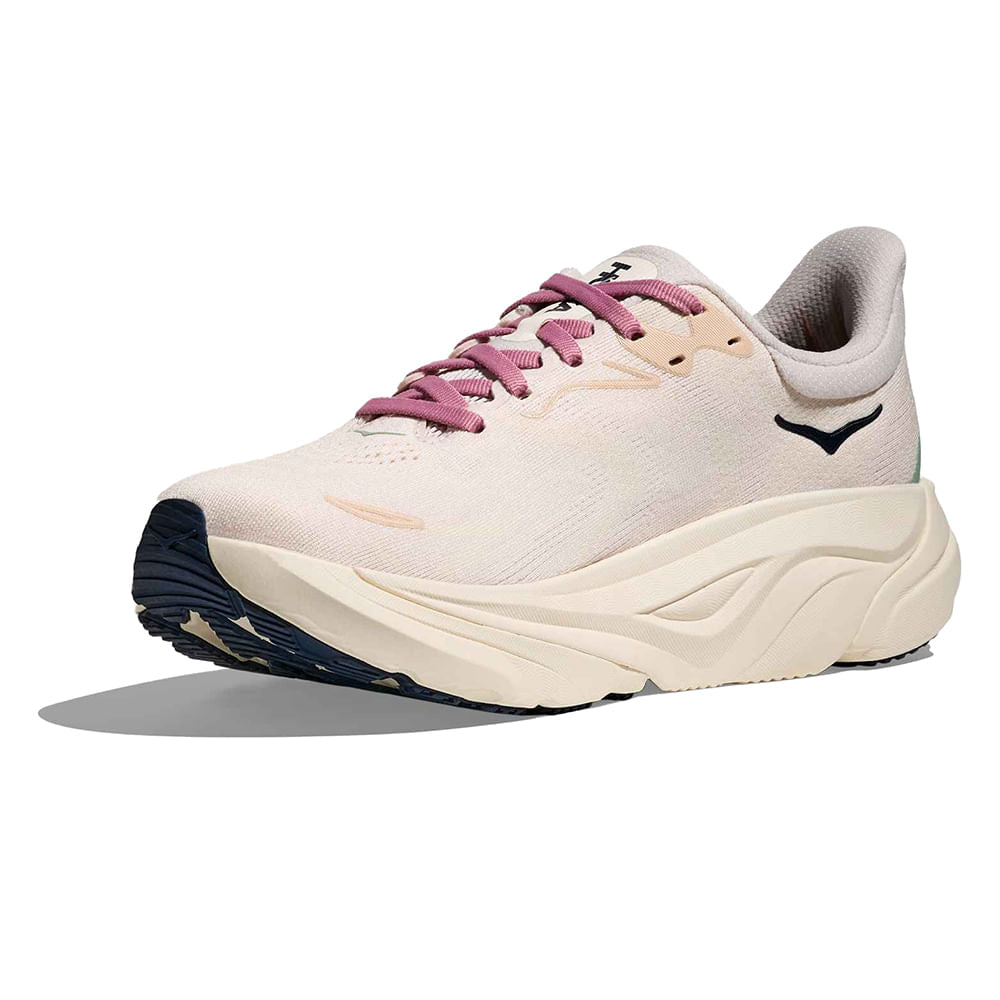 Hoka Womens Arahi 8 Running Shoes in White Color