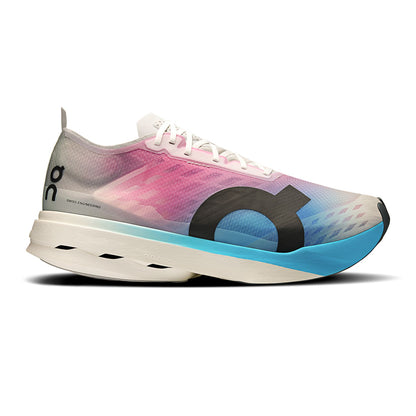 On Womens Cloudboom Strike Running Shoes in White Color