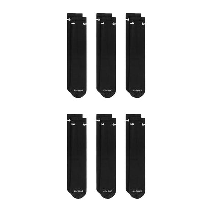 6PK DRIFIT CUSHION CREW | 010-BLACK
