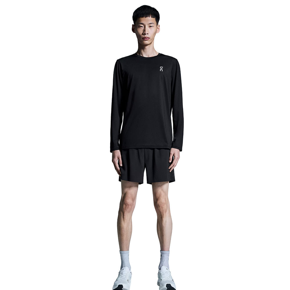 On Mens 5In Performance Shorts in Black Color