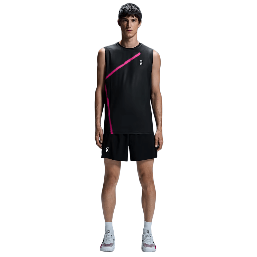 On Mens Court Shorts in Black Color