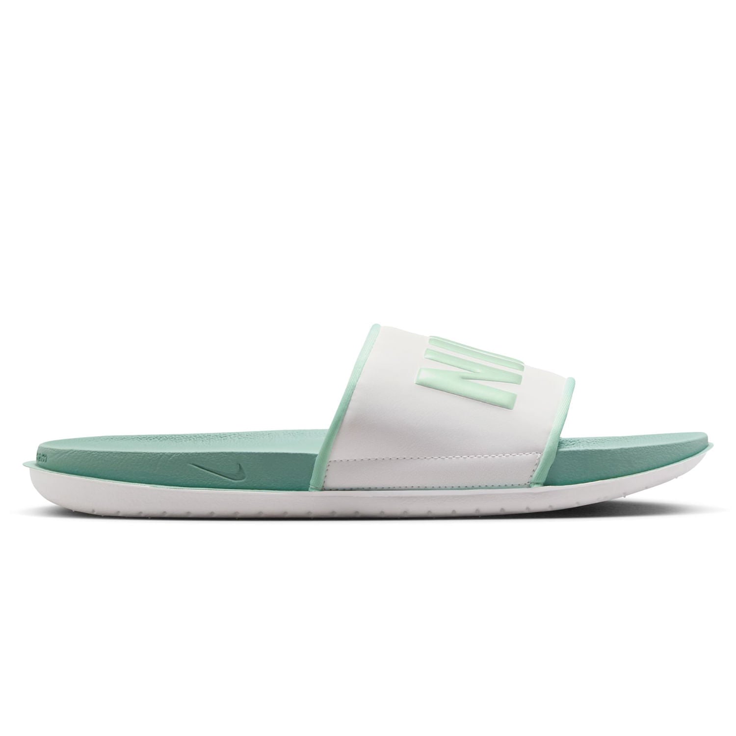 Nike Womens Offcourt Slides in Green Color