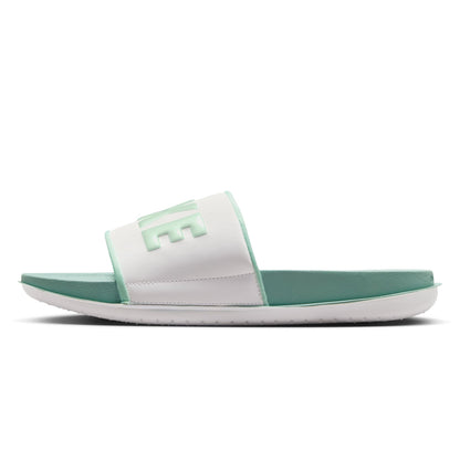 Nike Womens Offcourt Slides in Green Color
