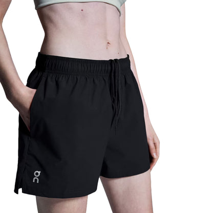 On Womens 3In Core Shorts in Black Color