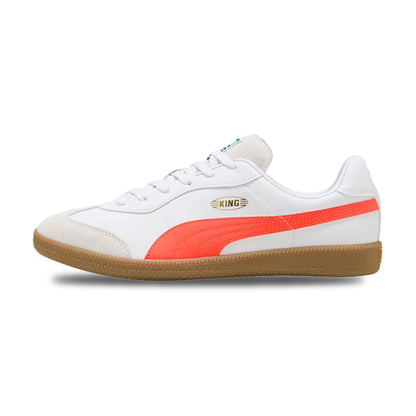 Puma Unisex King 21 It Soccer Cleats in White Color