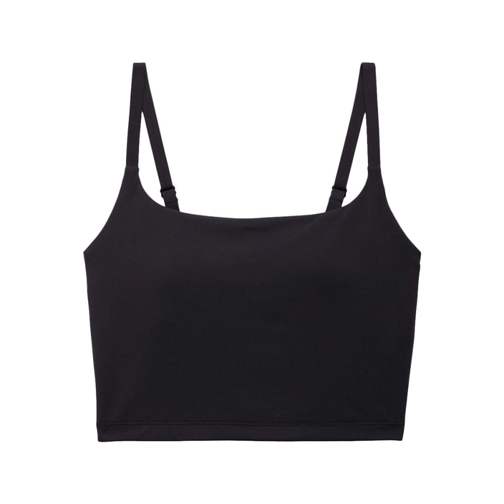 LUXARA LONGLINE BRA | BLACK