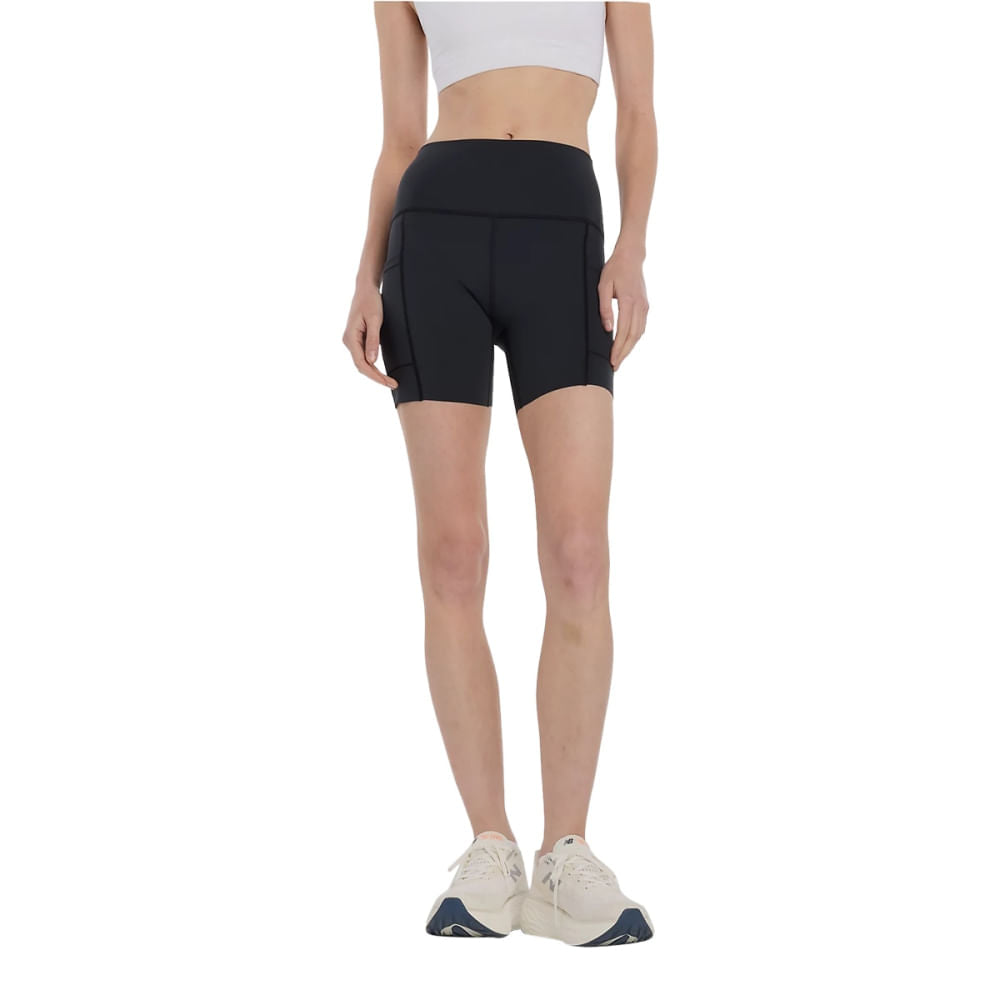 W SLEEK PCKT HR SHORT 6I | BK-BLACK
