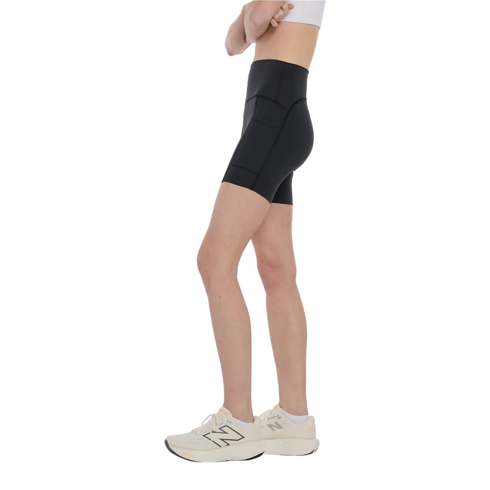 W SLEEK PCKT HR SHORT 6I | BK-BLACK